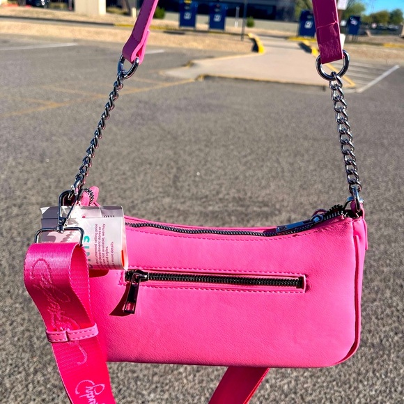 Sold - NEW Pink Ed Hardy Bag With Studs 💖 - Picture 4 of 10